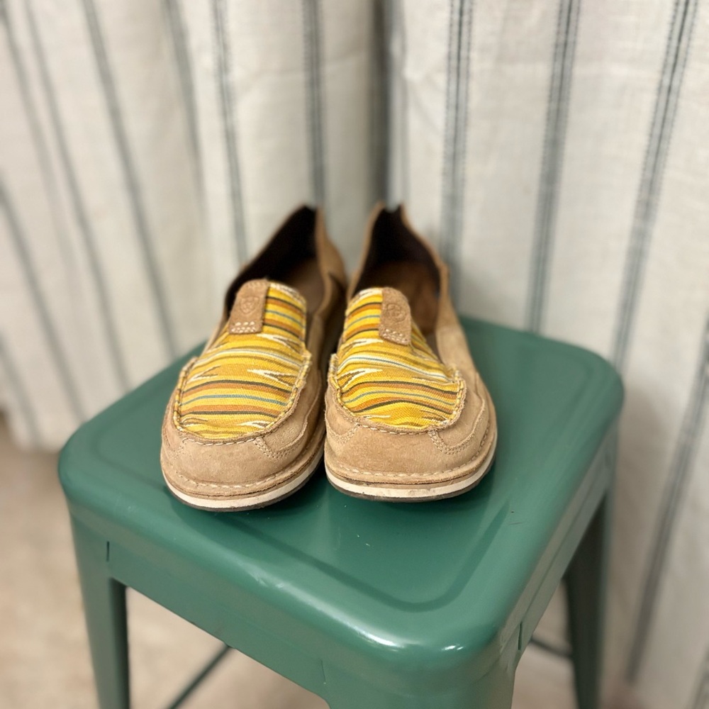 Ariat Tan and Yellow Women's Loafers
